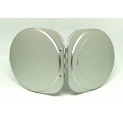 ROUND SUPER THINER ALUMINUM CD CASE 